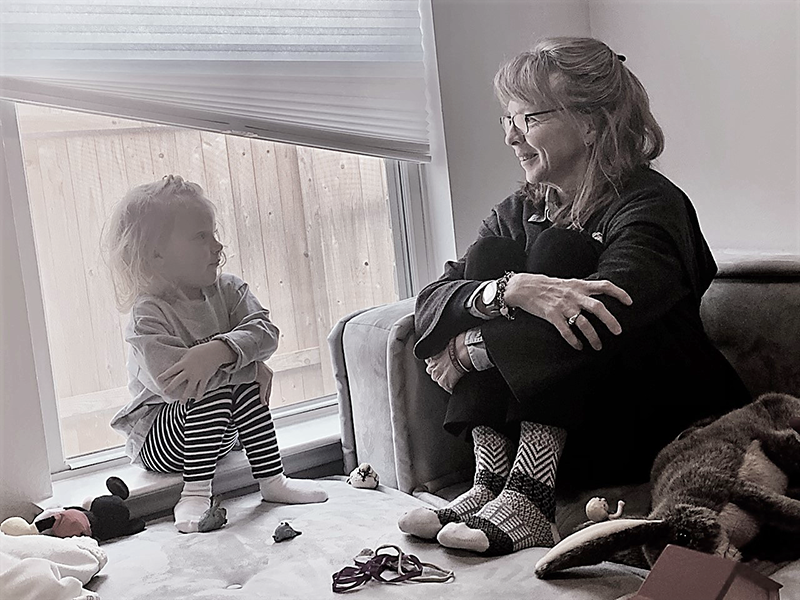 Catherine and her granddaughter, Anna